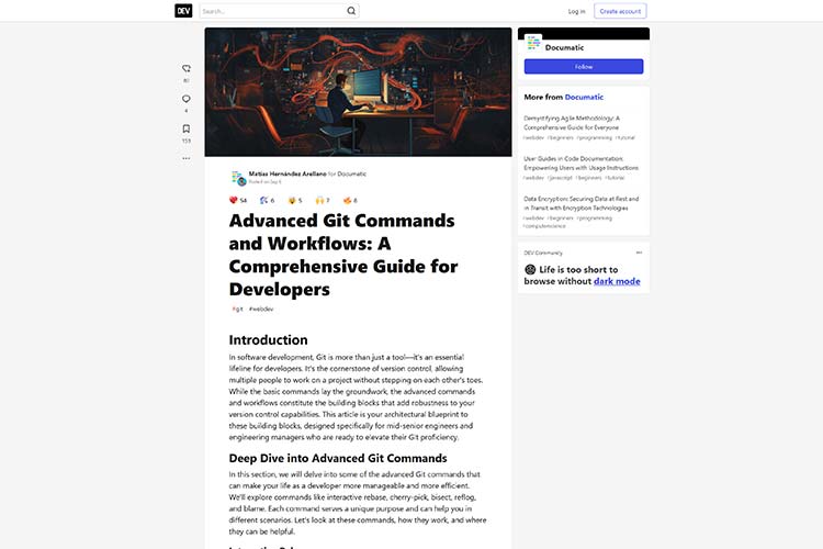 Advanced Git Commands and Workflows: A Comprehensive Guide for Developers