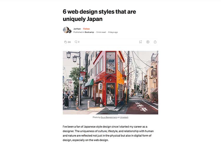 6 web design styles that are uniquely Japan