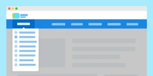 Tips and mistakes in designing a website navigation menu