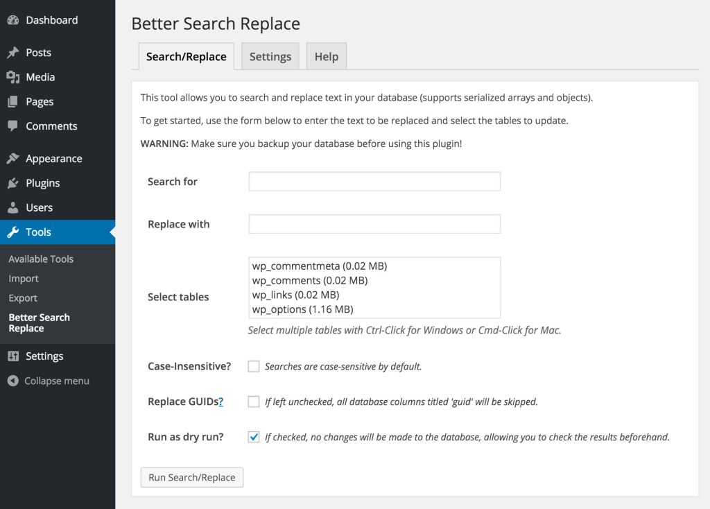 Better Search Replace | BigCloudy