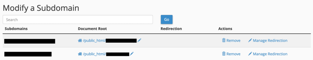 Subdomains Redirection | BigCloudy