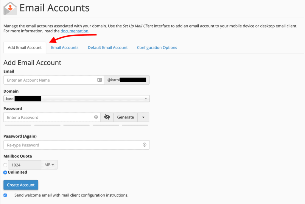 Create Email Account | BigCloudy
