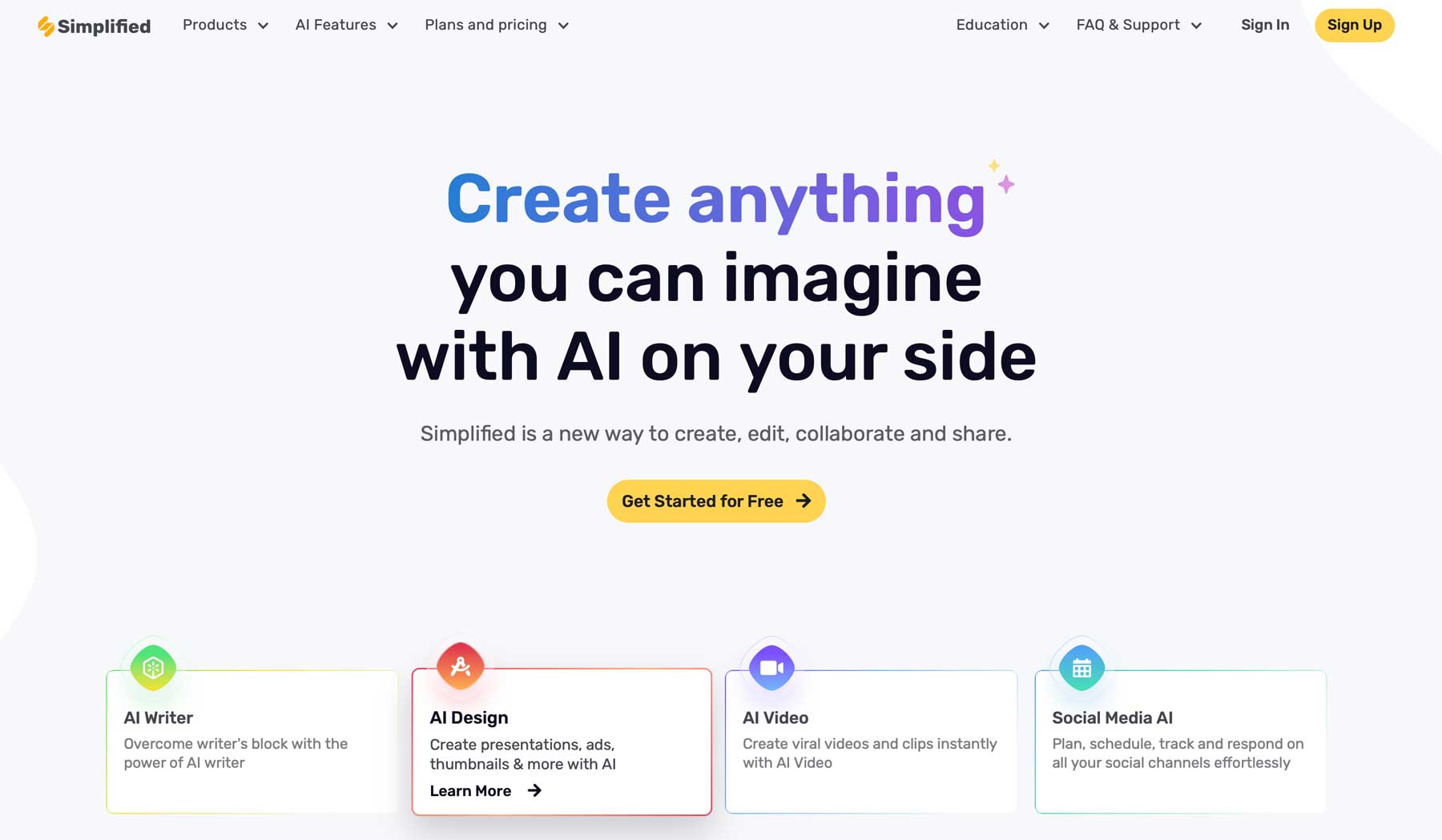 Simplified best AI tools for career