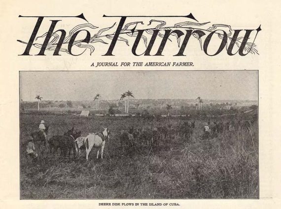 Cover of an early day "The Furrow" magazine