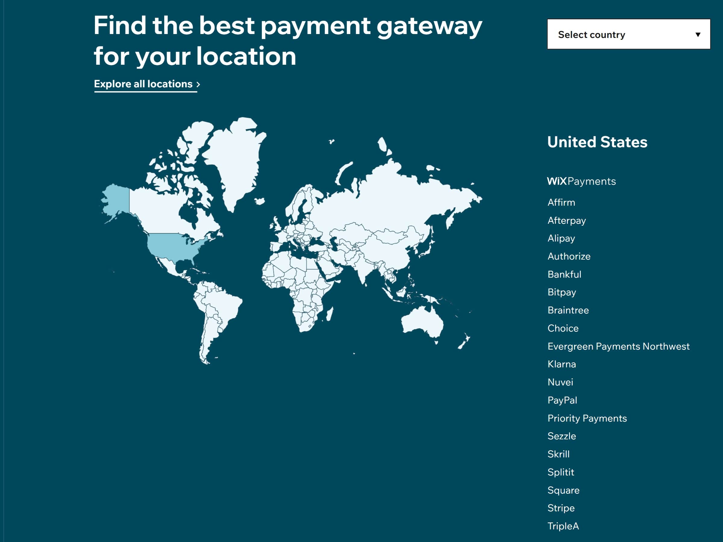 wix payment gateways