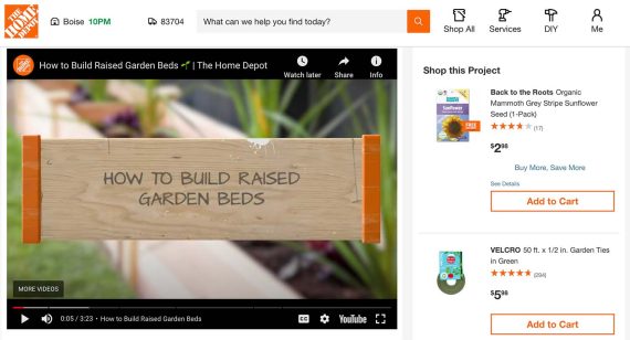 Screenshot of the video thumbnail "How to Build Raised Garden Beds." 
