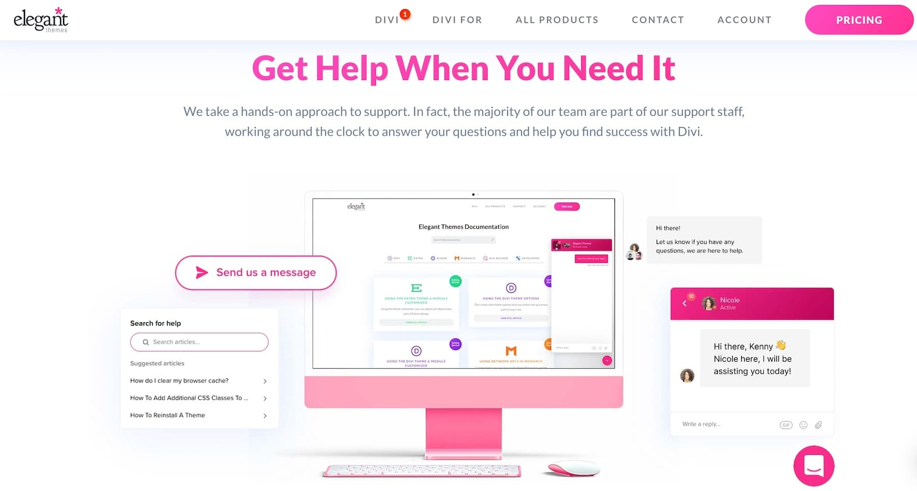 divi theme premium support