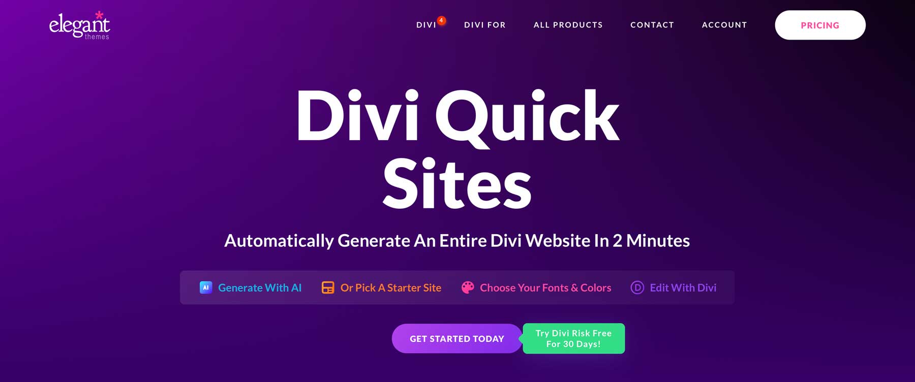 Divi Quick Sites