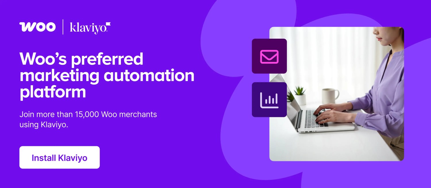 Klaviyo for WooCommerce extension