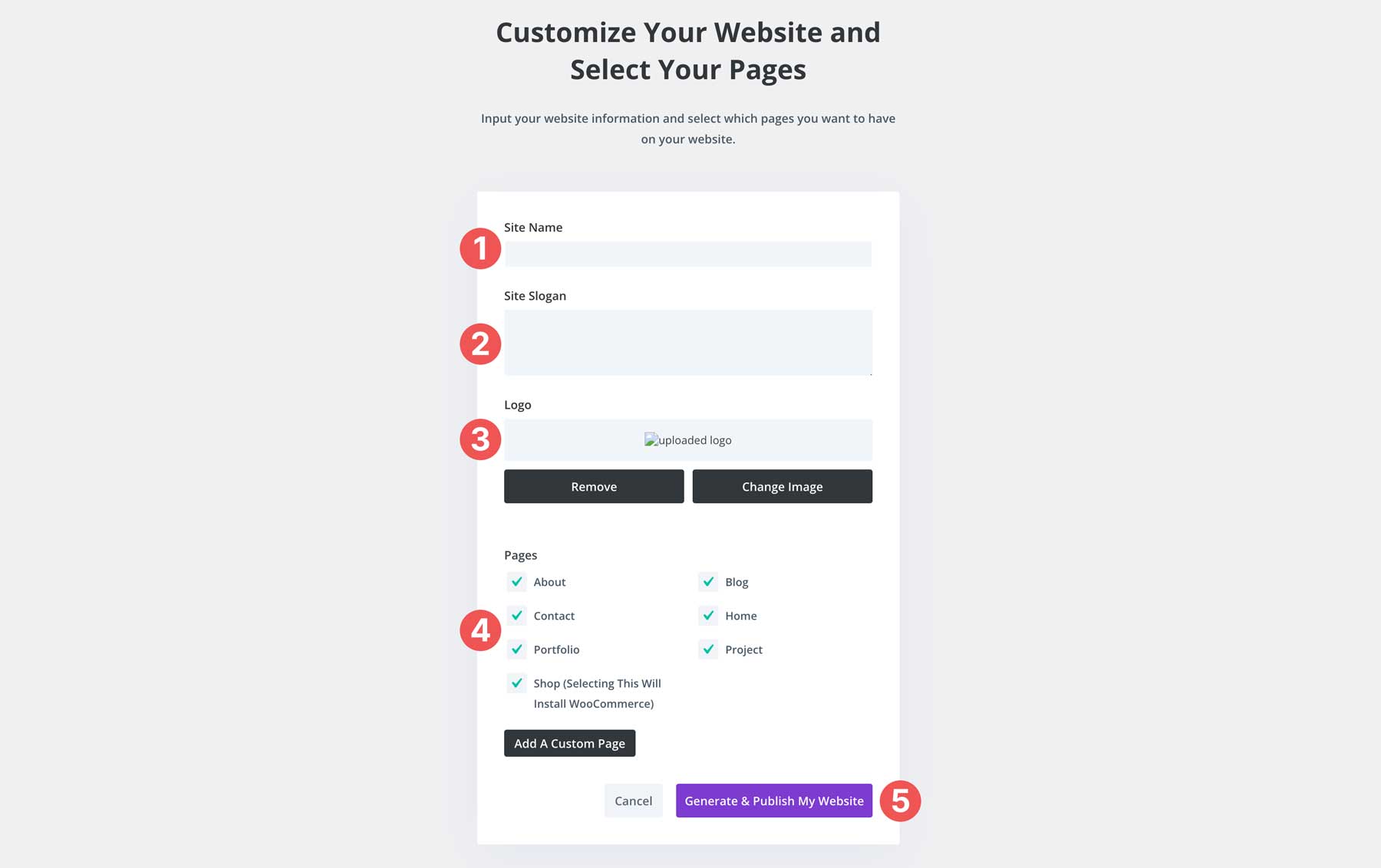 Attorney starter site for Divi