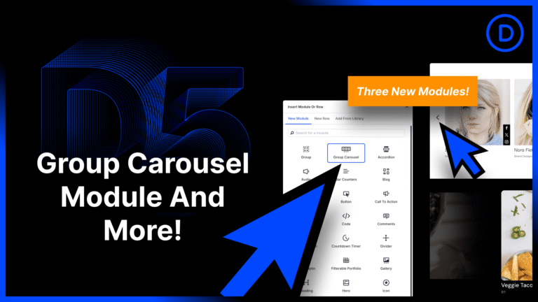 New Group Carousel Module, Lottie Module And More!
