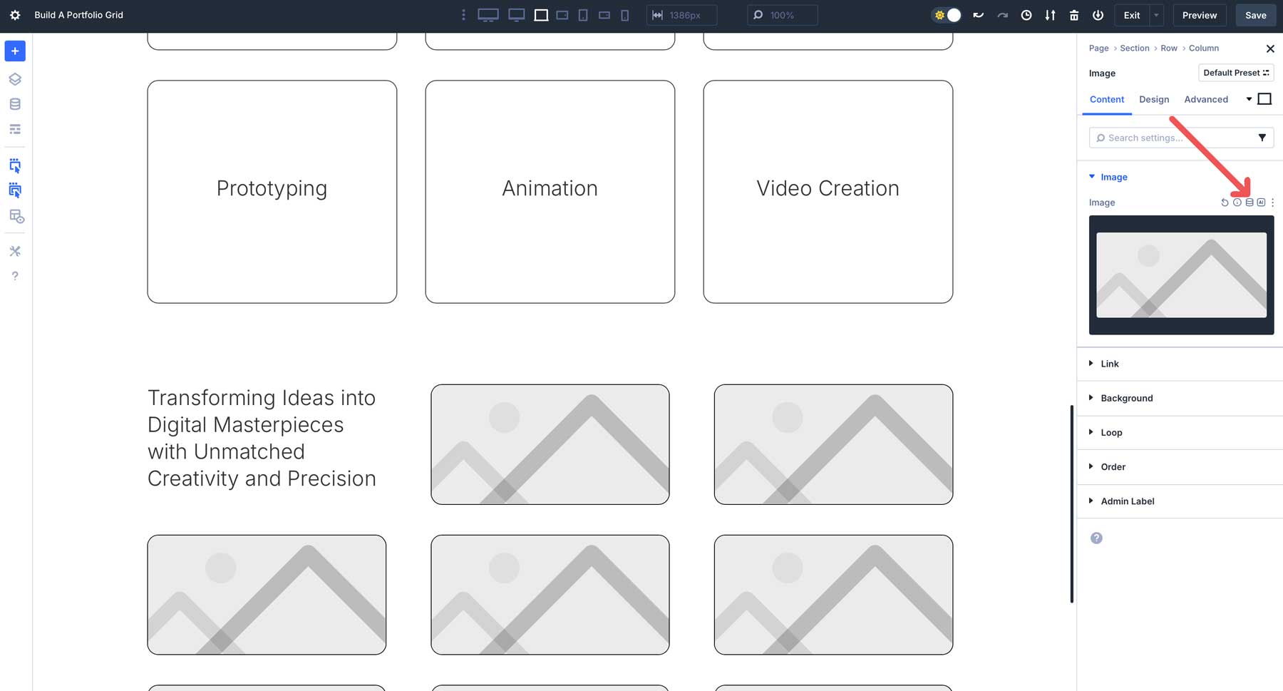 Divi 5 Loop Builder