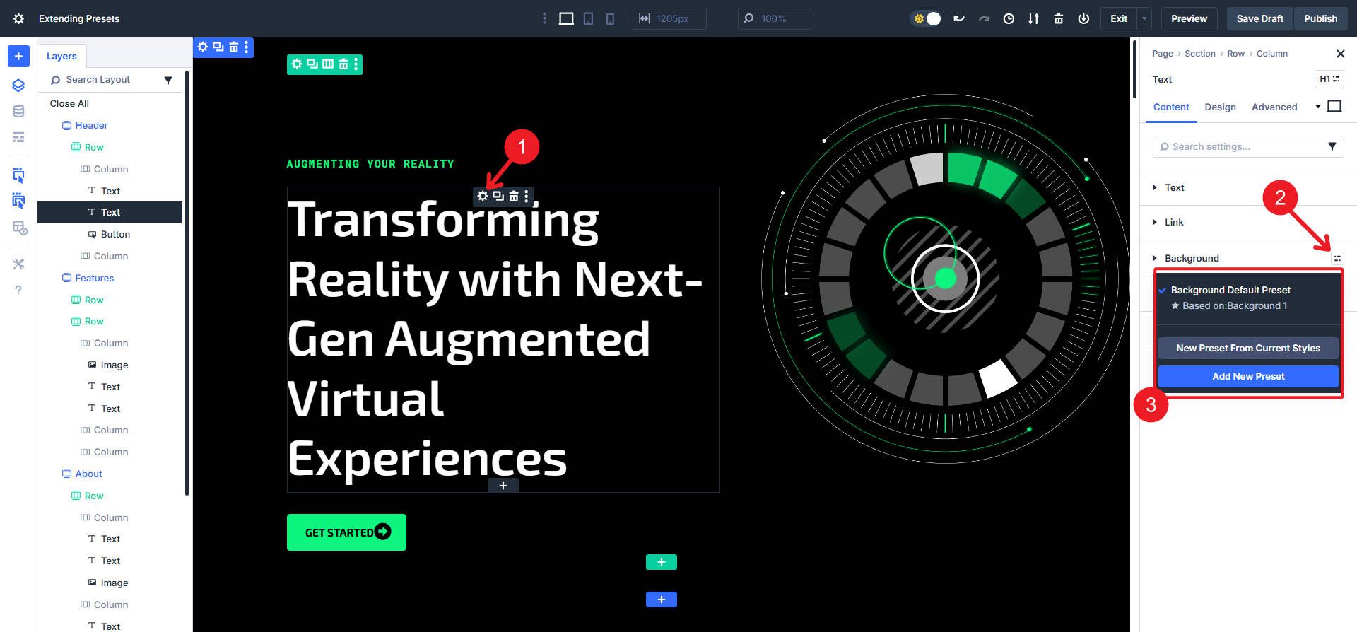 What and Where is an Option Group Preset in Divi